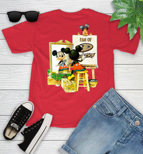 NHL Hockey Anaheim Ducks Mickey Drawing Shirt 104