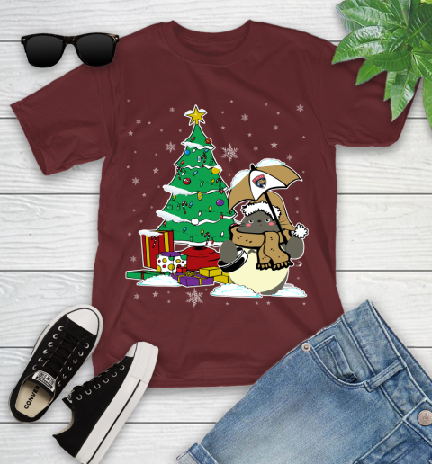 Florida Panthers NHL Hockey Cute Tonari No Totoro Christmas Sports Youth T-Shirt 29