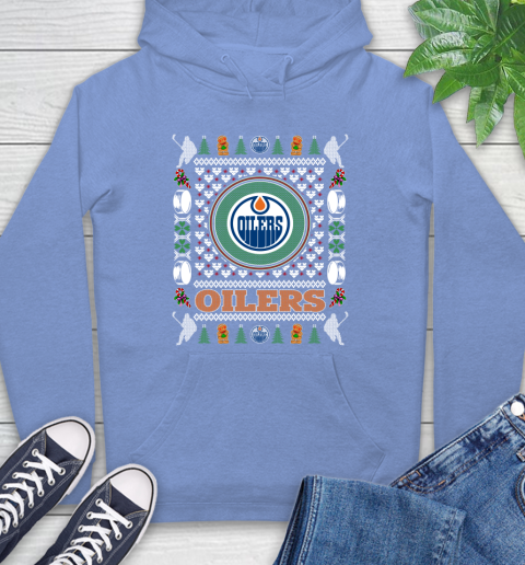 Edmonton Oilers Merry Christmas NHL Hockey Loyal Fan Ugly Shirt 23