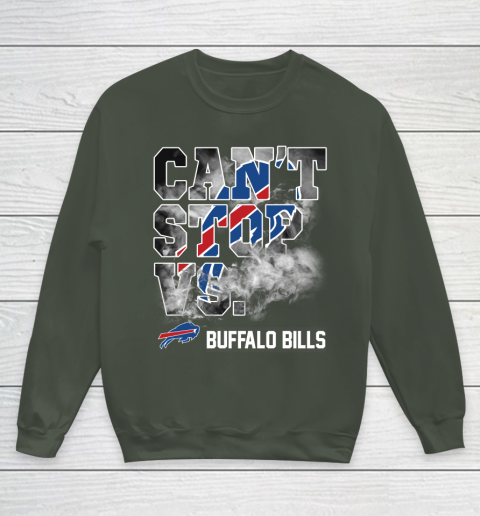 NFL Buffalo Bills Can't Stop Vs Youth Sweatshirt 8