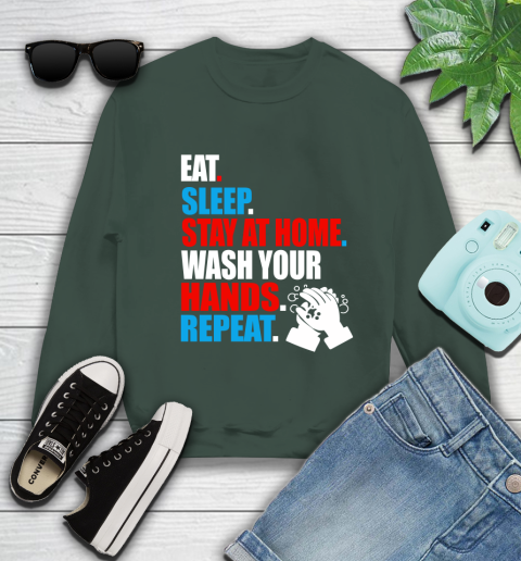 Coronavirus Shirt  Eat Sleep Stay At Home Wash Your Hands Repeat Shirt 36