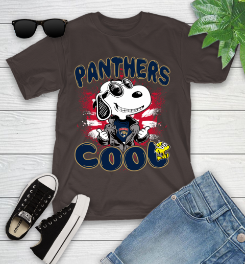 NHL Hockey Florida Panthers Cool Snoopy Shirt Youth T-Shirt 6