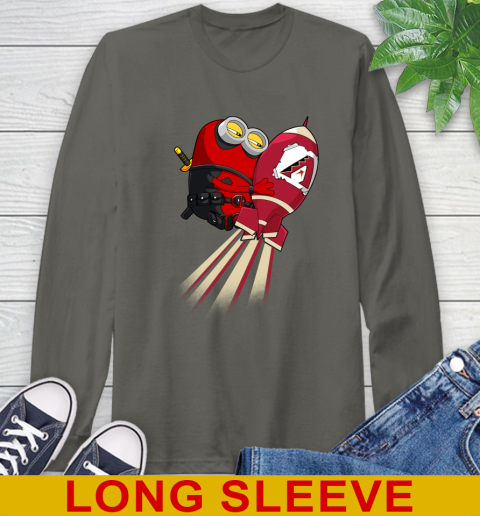 MLB Baseball Arizona Diamondbacks Deadpool Minion Marvel Shirt Long Sleeve T-Shirt 10