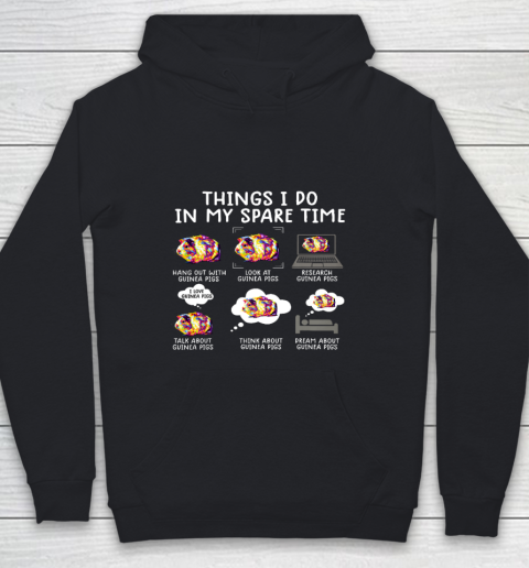 Funny guinea pig shirt Things I Do In My Spare Time Youth Hoodie