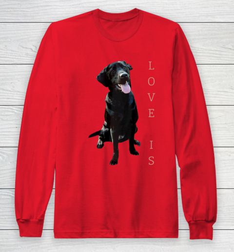 Dog Mom Shirt Labrador Retriever Shirt Women Men Kids Black Lab Dog Mom Long Sleeve T-Shirt 7
