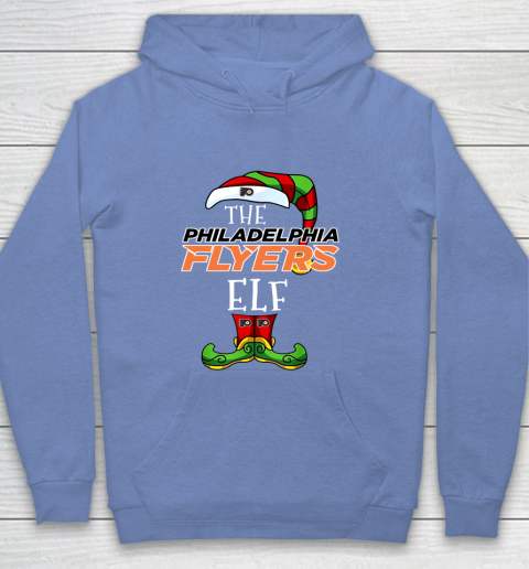 Philadelphia Flyers Christmas ELF Funny NHL Youth Hoodie 8