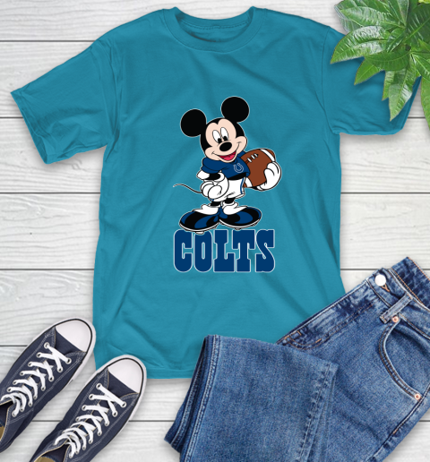 NFL Football Indianapolis Colts Cheerful Mickey Mouse Shirt T-Shirt 9