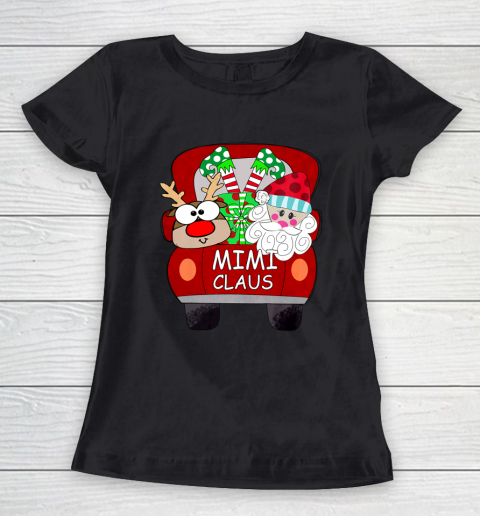 Mimi Claus Santa Car Christmas Funny Mimi Gift Women's T-Shirt