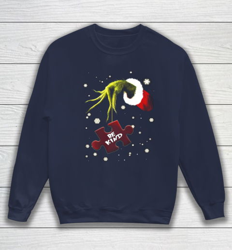 G.Rinch Hand Be Kind Autism Christmas Gift T-Shirt