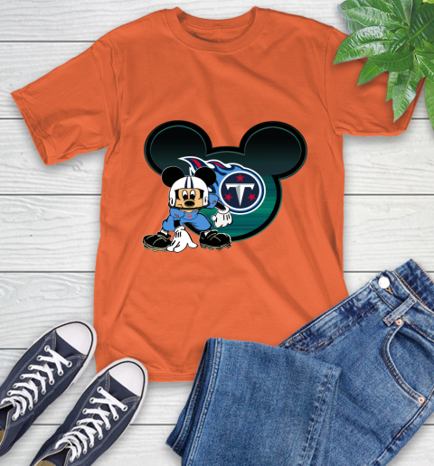 NFL Tennessee Titans Mickey Mouse Disney Football T Shirt T-Shirt 5