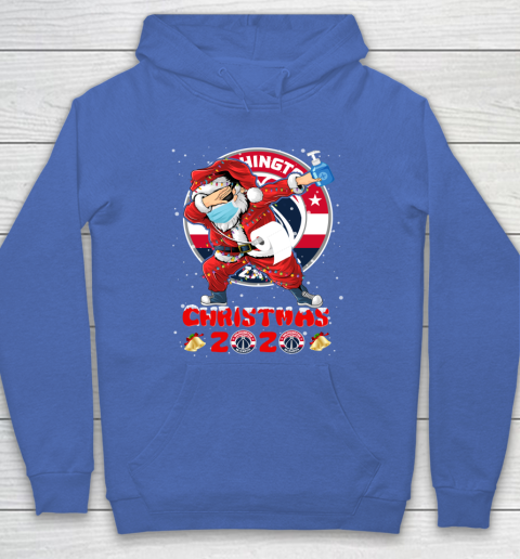 Washington Wizards Funny Santa Claus Dabbing Christmas 2020 NBA Hoodie 6