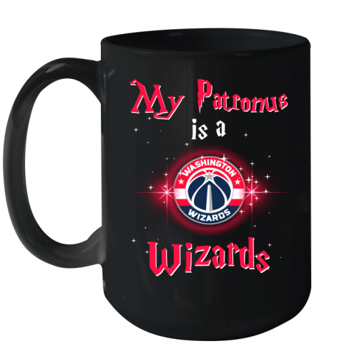 NBA Basketball Harry Potter My Patronus Is A Washington Wizards Ceramic Mug 15oz