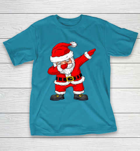 Christmas Dabbing Santa Claus Boys Girls Kids Xmas Dab Gift T-Shirt | Tee  For Sports