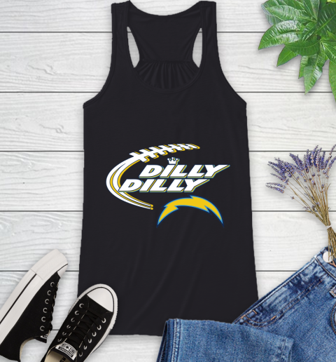 NFL Los Angeles Chargers Dilly Dilly Football Sports Racerback Tank 2