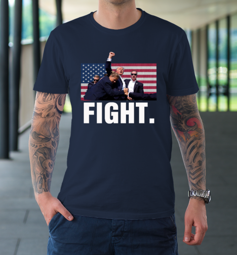 Trump Shooting Shirt Old Row Trump Fight T-Shirt 2