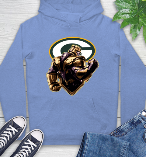 NFL Thanos Avengers Endgame Football Sports Green Bay Packers Hoodie 11