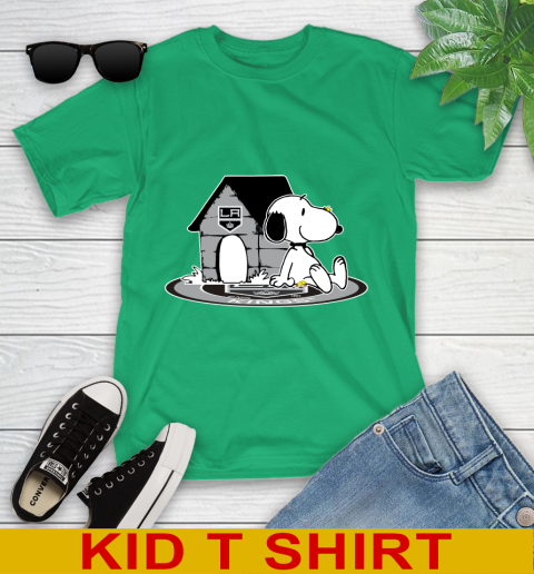NHL Hockey Los Angeles Kings Snoopy The Peanuts Movie Shirt Youth T-Shirt 6