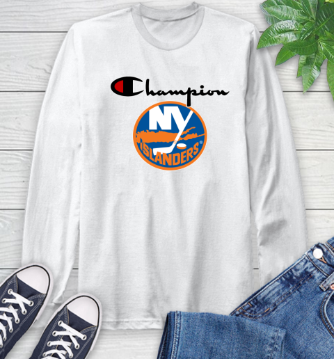 NHL Hockey New York Islanders Champion Shirt Long Sleeve T-Shirt