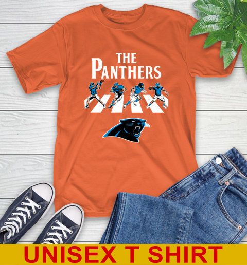NFL Football Carolina Panthers The Beatles Rock Band Shirt T-Shirt 4