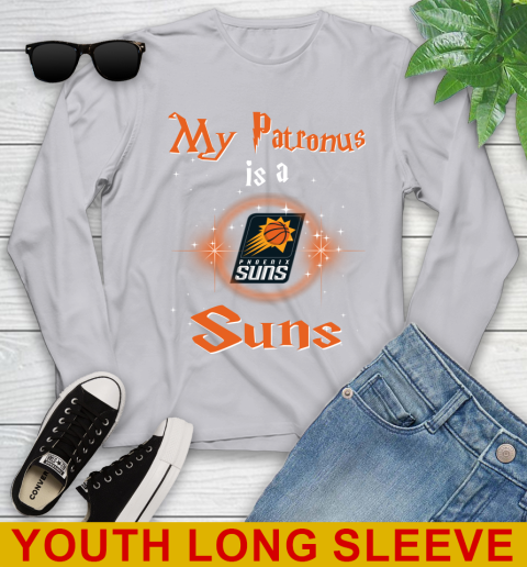 NBA Basketball Harry Potter My Patronus Is A Phoenix Suns Youth Long Sleeve 5