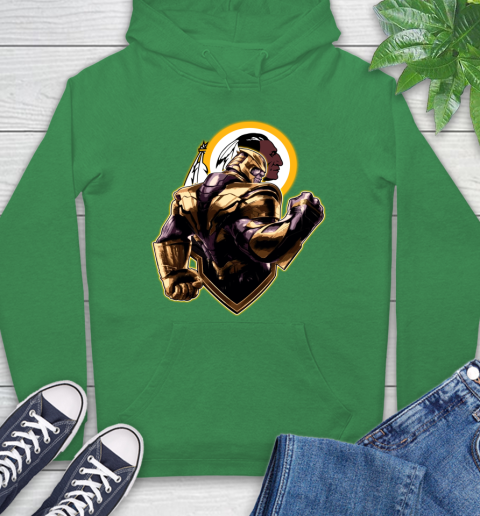 NFL Thanos Avengers Endgame Football Sports Washington Redskins Hoodie 8