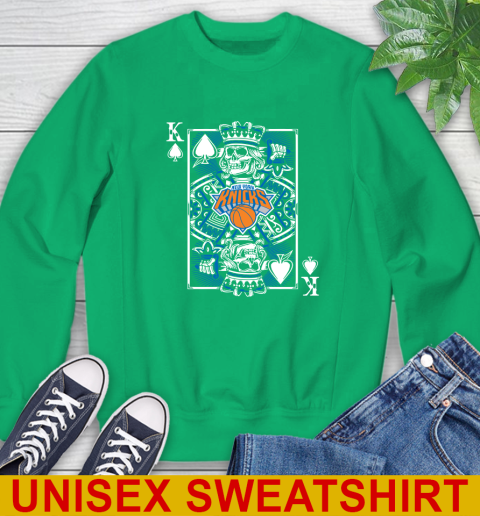 New York Knicks NBA Basketball The King Of Spades Death Cards Shirt Sweatshirt 8