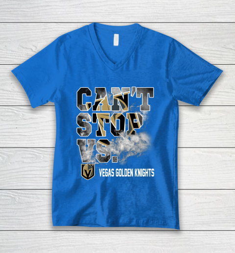 NHL Vegas Golden Knights Hockey Can't Stop Vs V-Neck T-Shirt 5