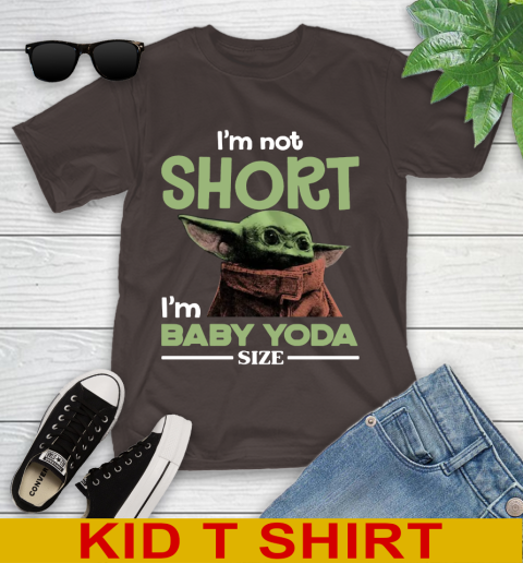 I'm Not Short I'm Baby Yoda Size Funny Star Wars Shirts 102