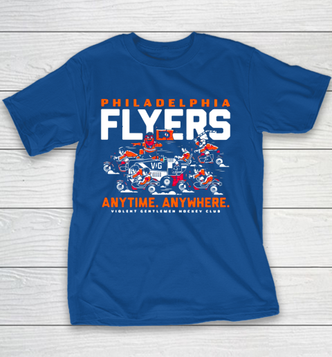 Philadelphia Flyers Anytime Anywhere shirt Youth T Shirt