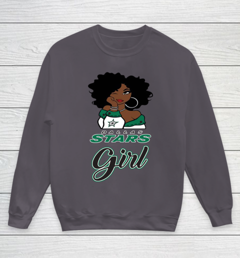 Dallas Stars Girl NHL Youth Sweatshirt 6