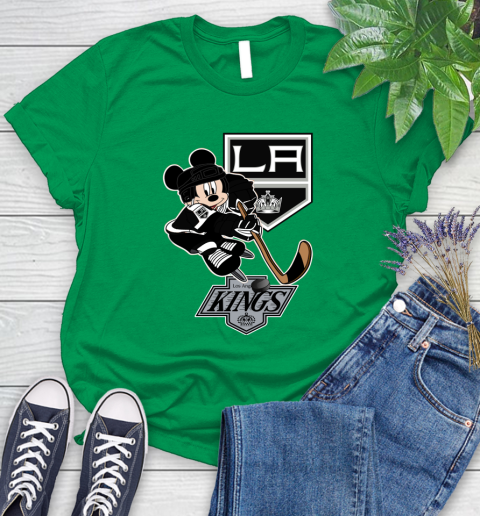 Los Angeles Kings Mickey Mouse Disney Hockey T Shirt Women's T-Shirt 6