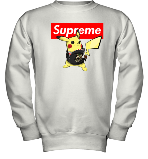 Funny Pikachu Supreme Youth Sweatshirt