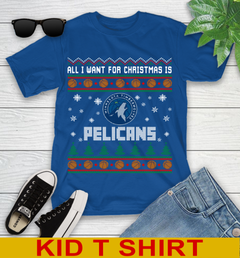 NBA Basketball All I Want For Christmas Is New Orleans Pelicans 106