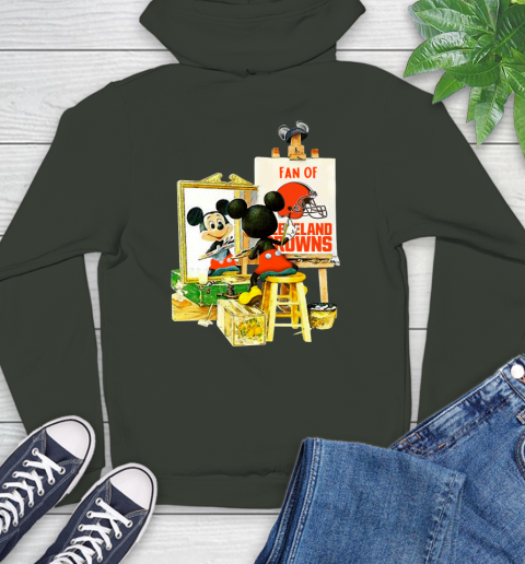 NFL Football Cleveland Browns Mickey Drawing Shirt 24