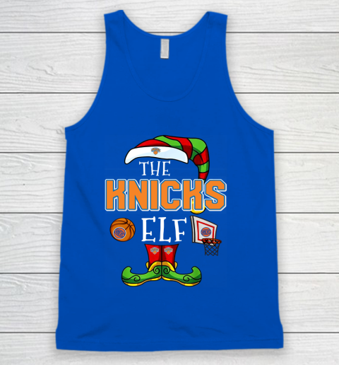 New York Knicks Christmas ELF Funny NBA Tank Top 4