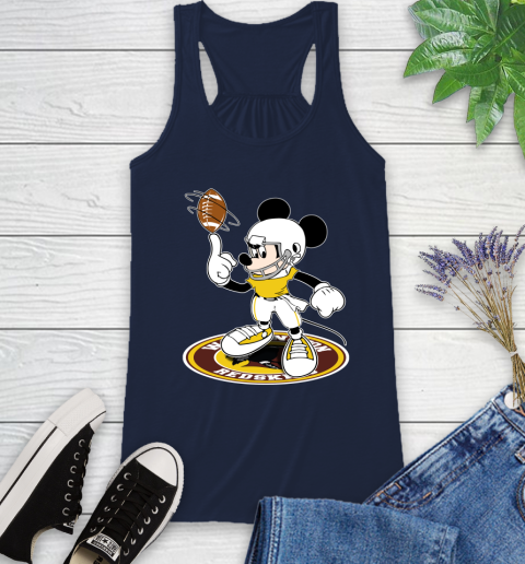 NFL Football Washington Redskins Cheerful Mickey Disney Shirt Racerback Tank 11