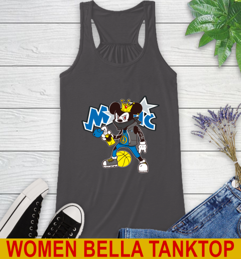 Orlando Magic NBA Basketball Mickey Peace Sign Sports Racerback Tank 12