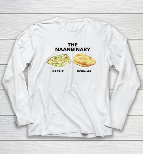 The Naanbinary Garlic Regular T Shirt Long Sleeve T-Shirt