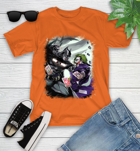 Toronto Raptors MLB Basketball Batman Fighting Joker DC Comics Youth T-Shirt 7