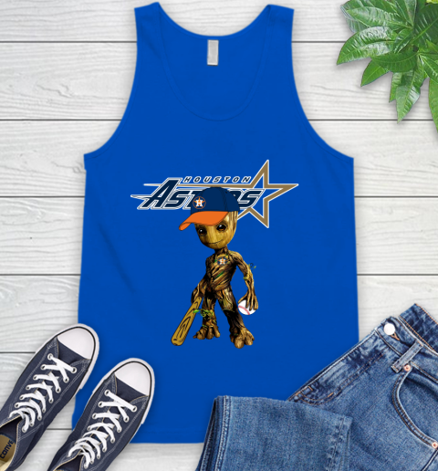 MLB Houston Astros Groot Guardians Of The Galaxy Baseball Tank Top 5