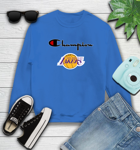NBA Basketball Los Angeles Lakers Champion Shirt Sweatshirt 5