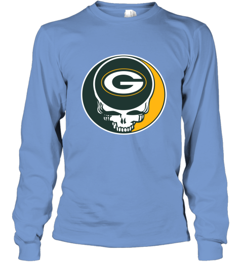 NFL Team Green Bay Packers x Grateful Dead logo band shirt