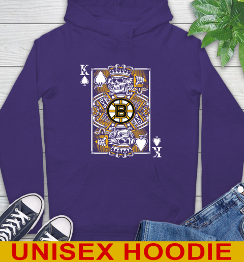 Boston Bruins NHL Hockey The King Of Spades Death Cards Shirt Hoodie 5