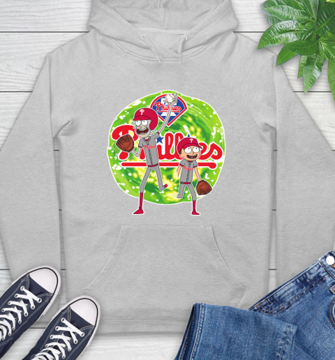 MLB Philadelphia Phillies Rick And Morty Baseball Sports Hoodie 6