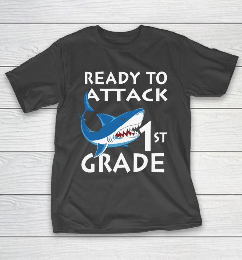 Back To School Shirt Ready to attack 1st grade 1 T-Shirt