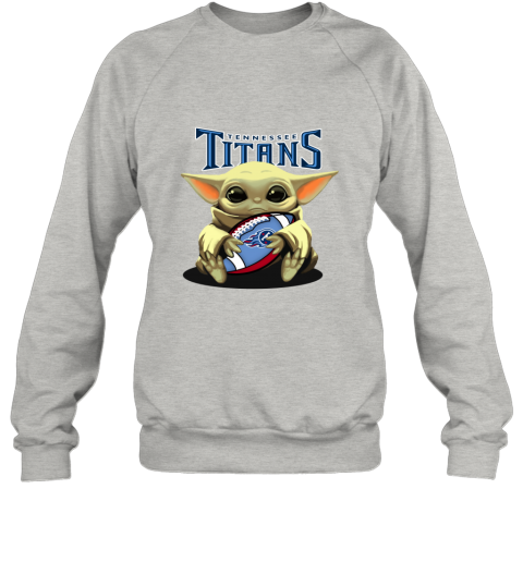 Baby Yoda Loves The Tennessee Titans arpt baby yoda loves the tennessee titans sweatshirt 35 front ash