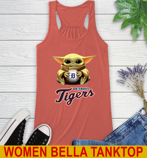 MLB Baseball Detroit Tigers Star Wars Baby Yoda Shirt 40