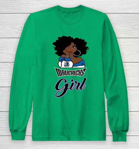 Dallas Mavericks Girl NBA Long Sleeve T-Shirt 7