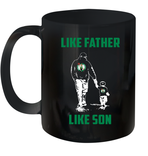 Boston Celtics NBA Basketball Like Father Like Son Sports Ceramic Mug 11oz