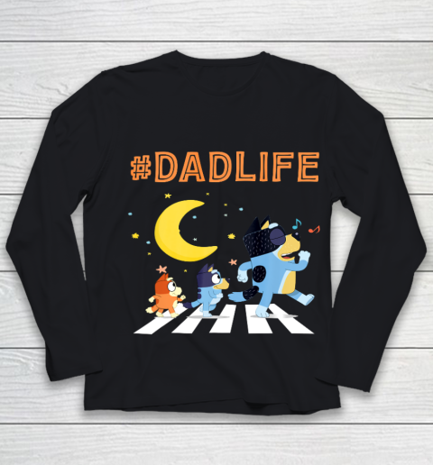 Bluey Dad Family Lover In My Life Youth Long Sleeve